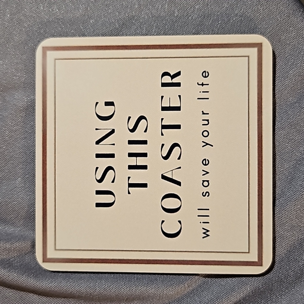 21. Set of 4 Cork Coasters